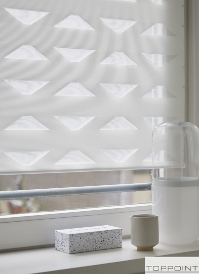 Toppoint blinds duorolgordijn met patroon